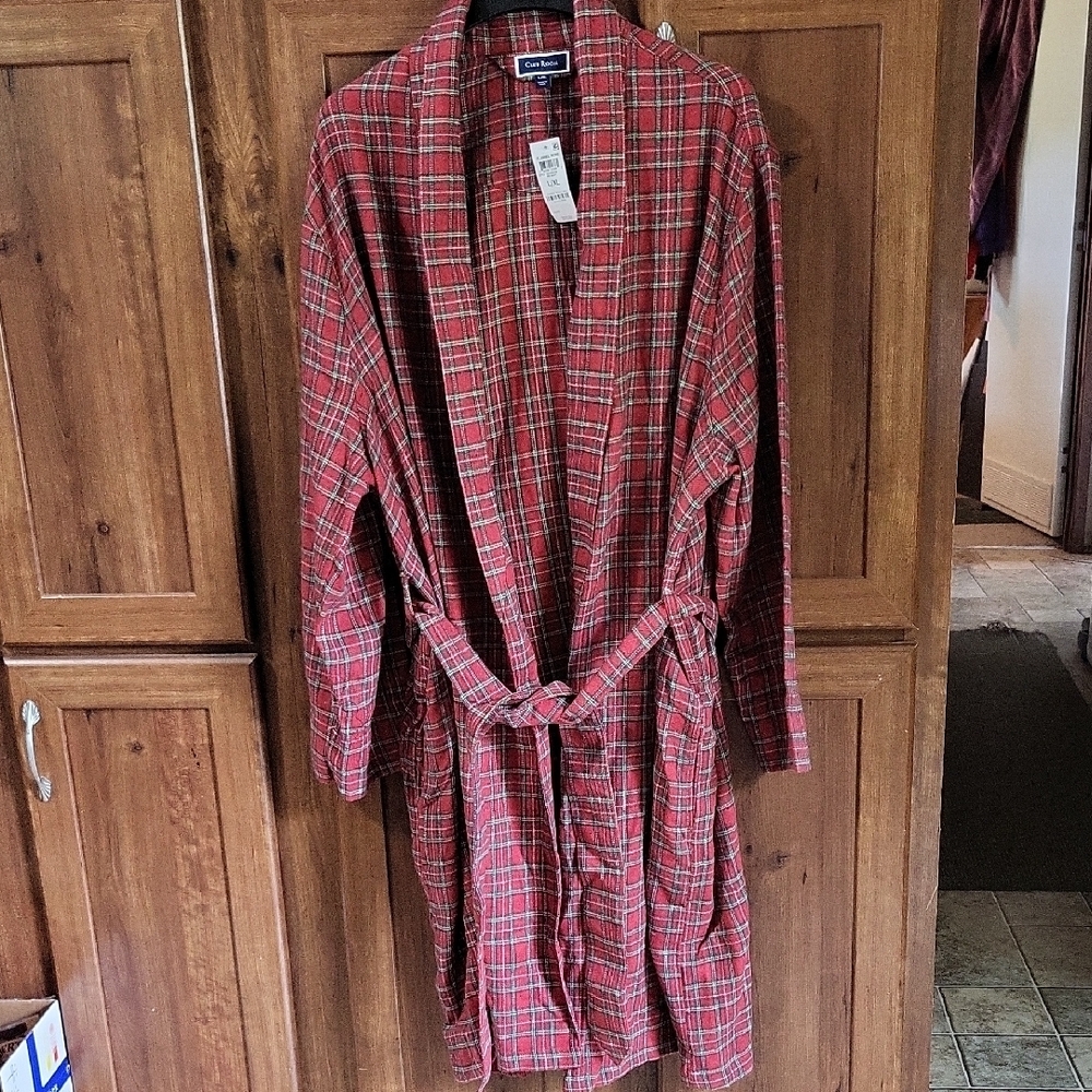Red Plaid Robe